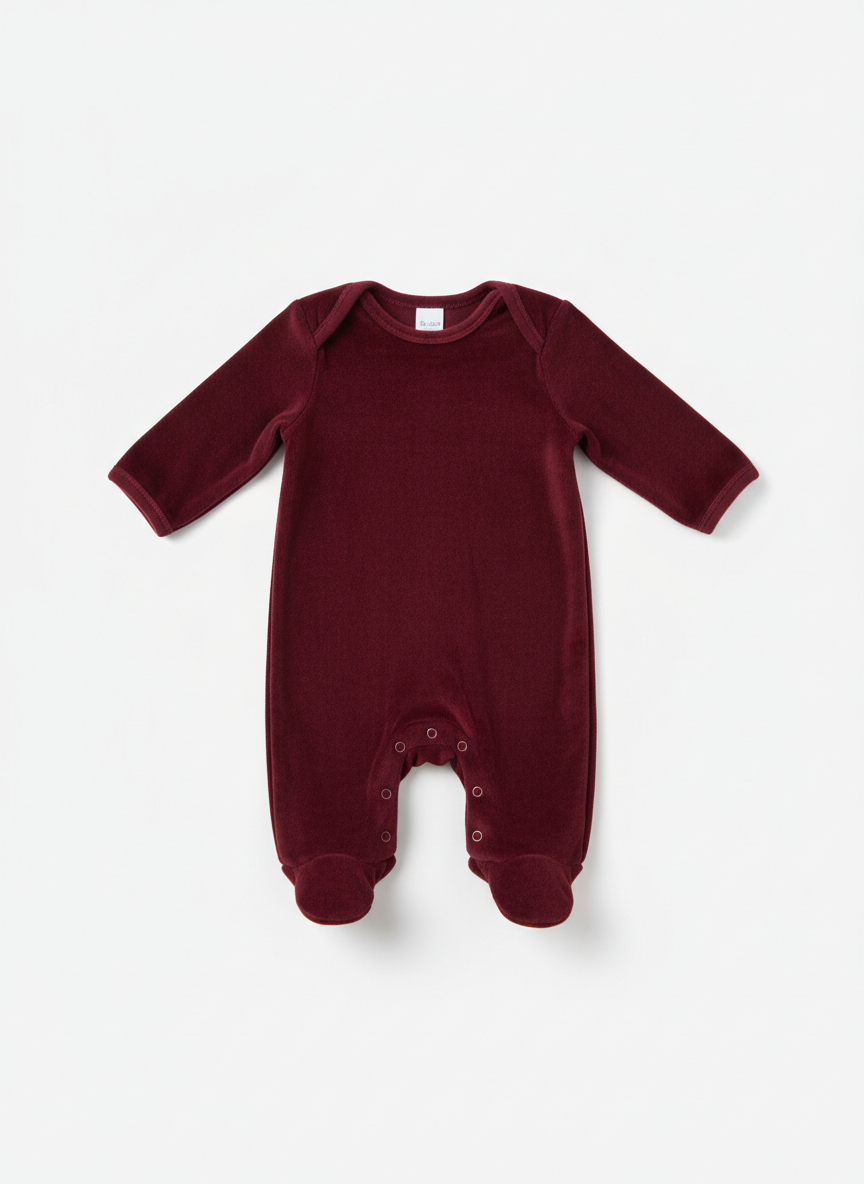 Aura Plush Velour Onesie
