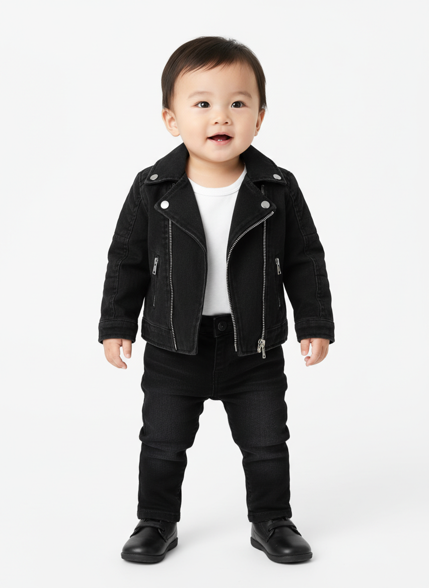 Rebel Denim Moto Jacket