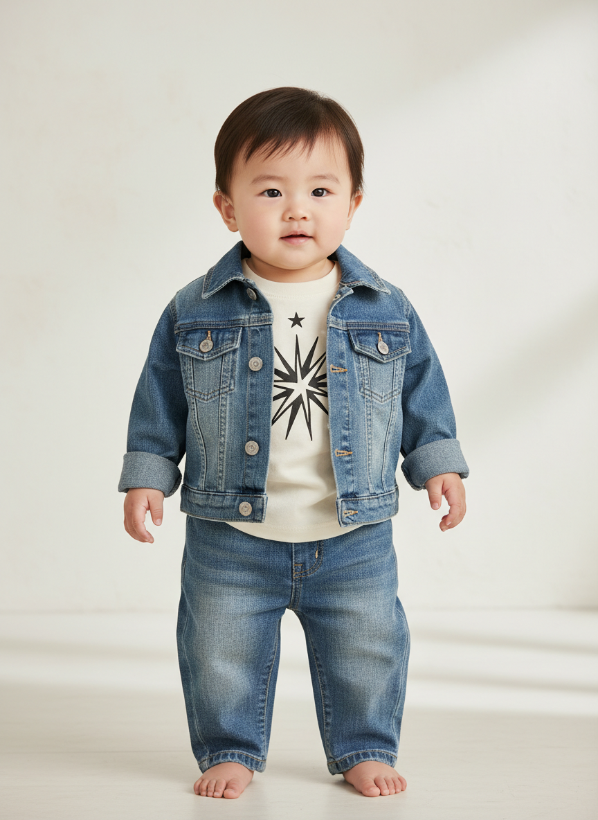 Rebel Denim & Graphic Tee Set