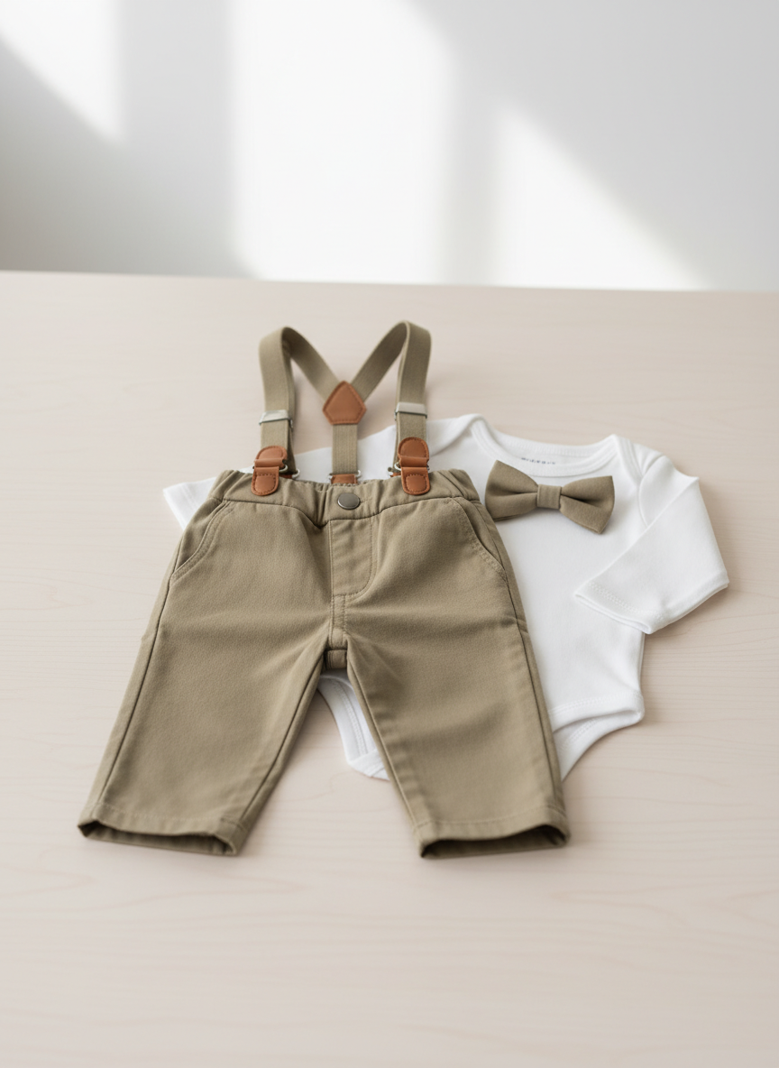 Lumina Suspenders & Chino Set