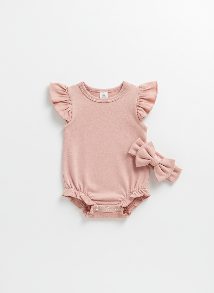 Vera Ruffle Romper & Headband