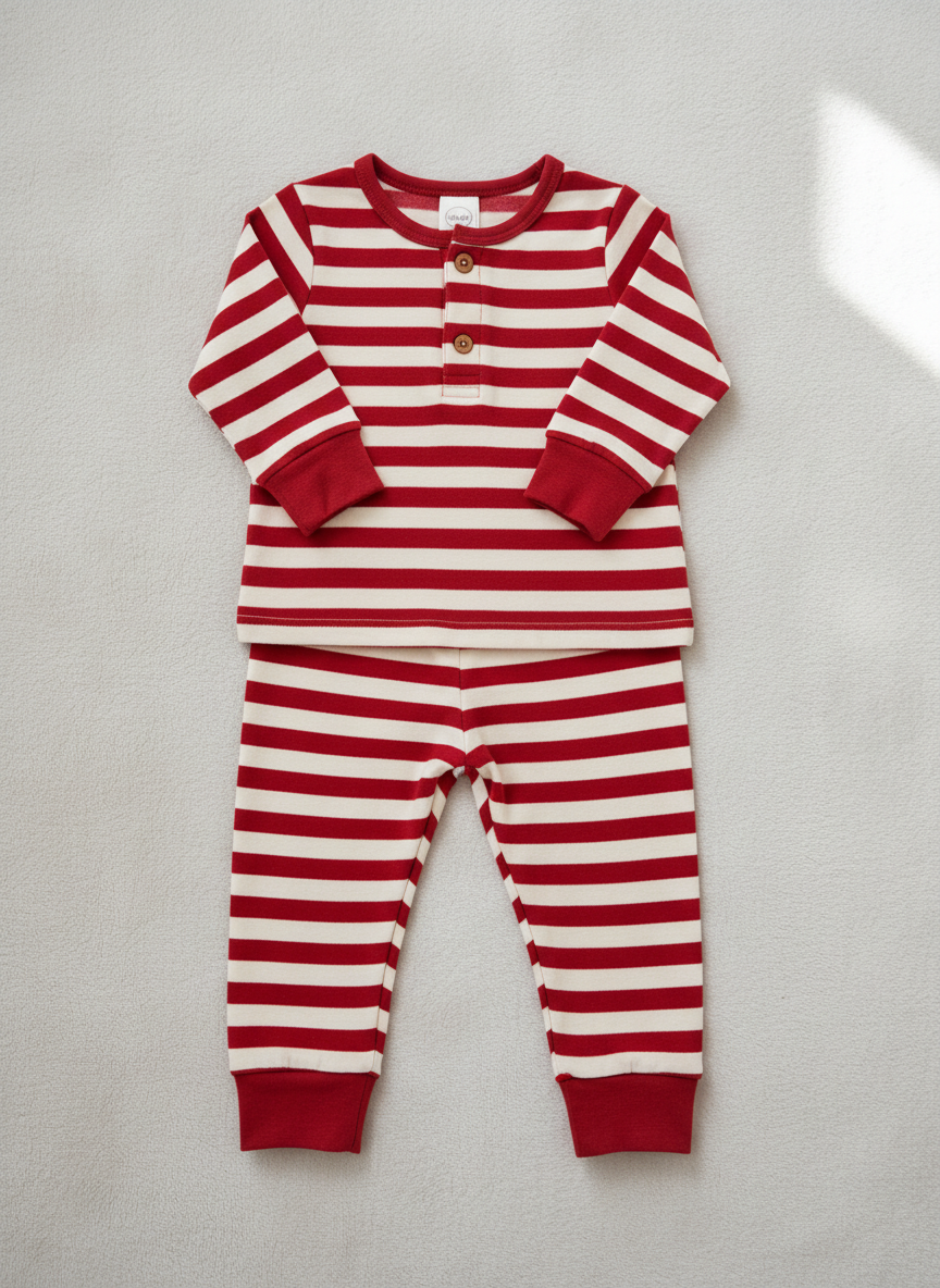 Vera Striped Two-Piece PJs