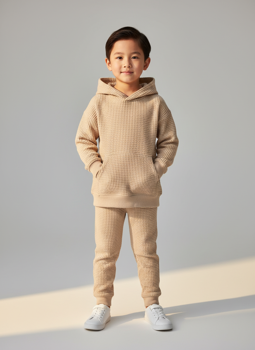 Aura Waffle Knit Hoodie