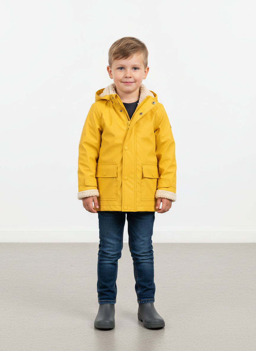 Vera Fleece-Lined Rain Jacket
