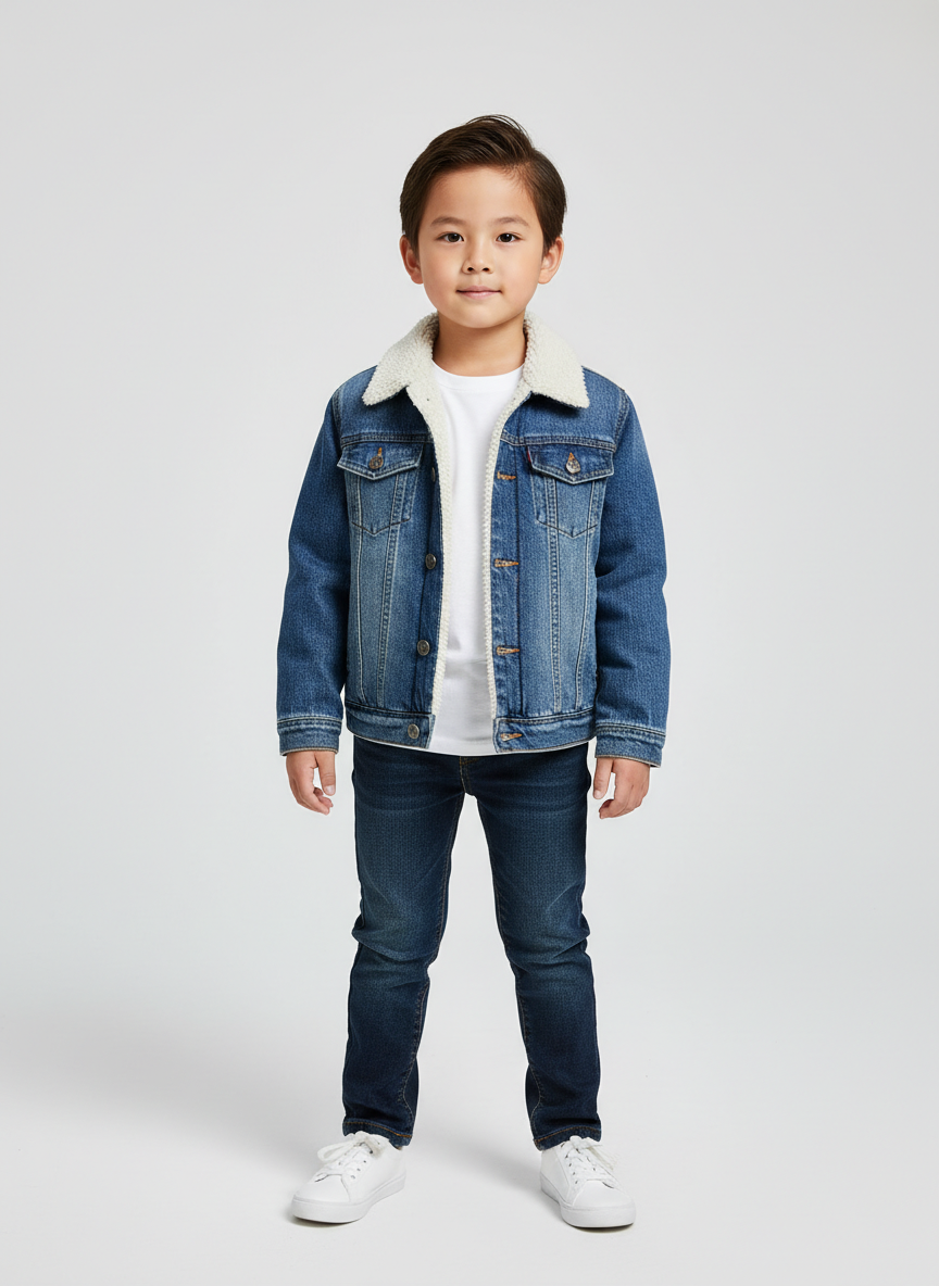 Rebel Denim Sherpa Jacket