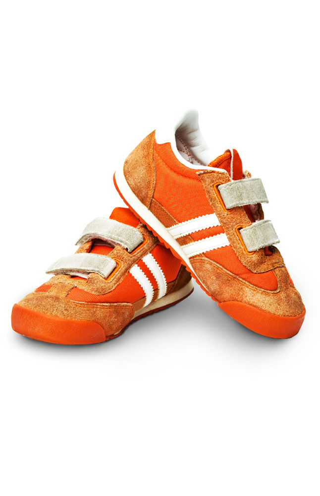 Borsati Orange Baby Shoes