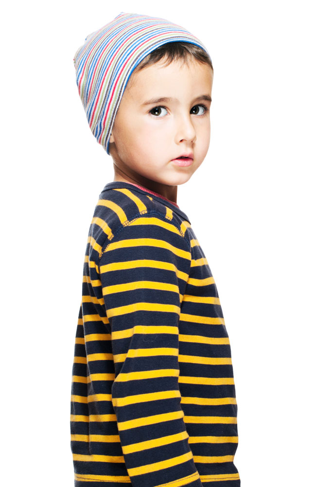 Gusso Orange and Black Striped T-Shirt