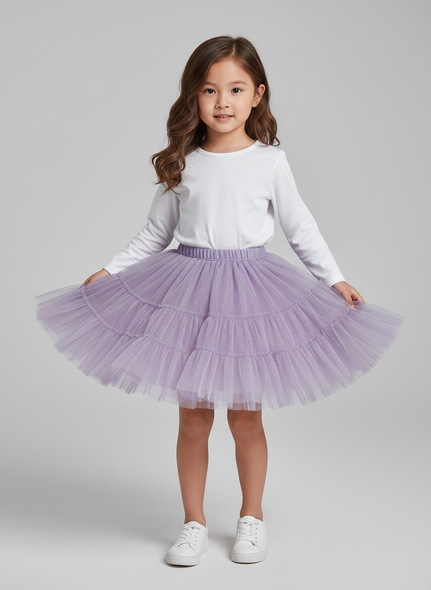 Aura Shimmer Tulle Skirt