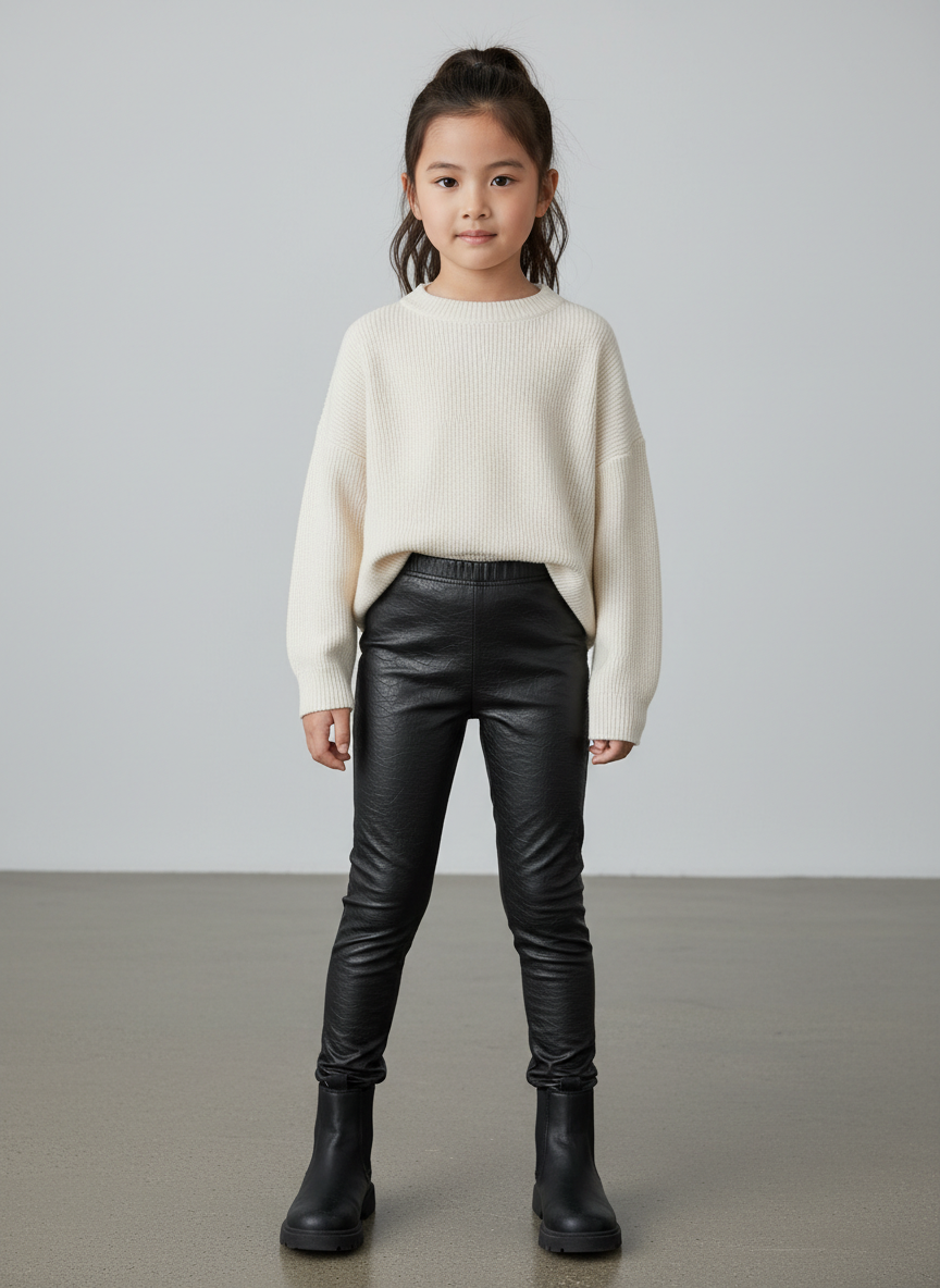 Rebel Faux Leather Legging