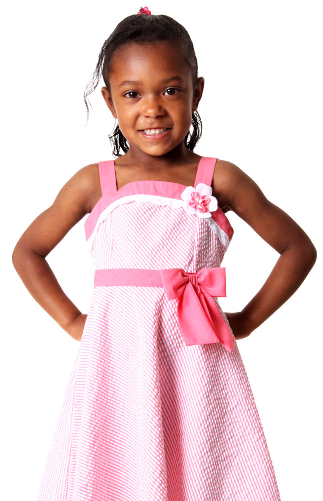 Gusso Kidswear Girls' Pink Sundress