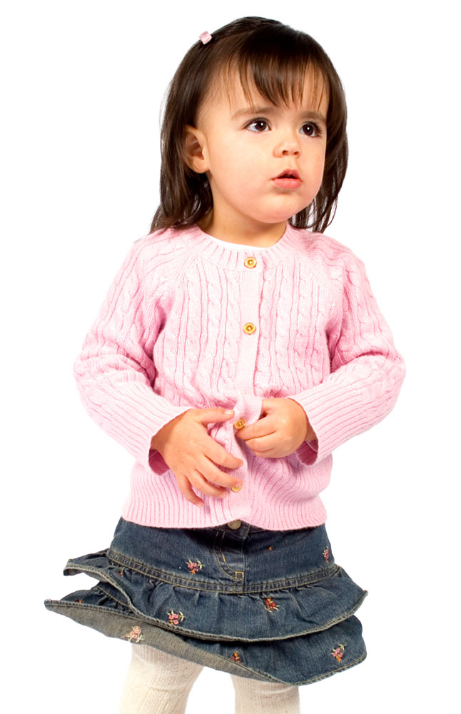 Albini Tots Girls' Tiered Denim Skirt