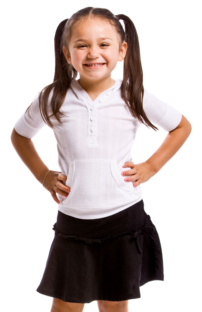 Versatil Girls' A-Line Wrap-Around Skirt