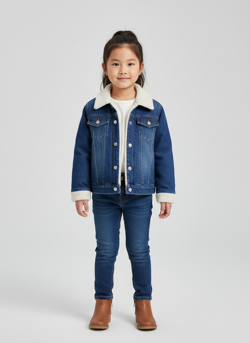 Vera Sherpa Denim Jacket