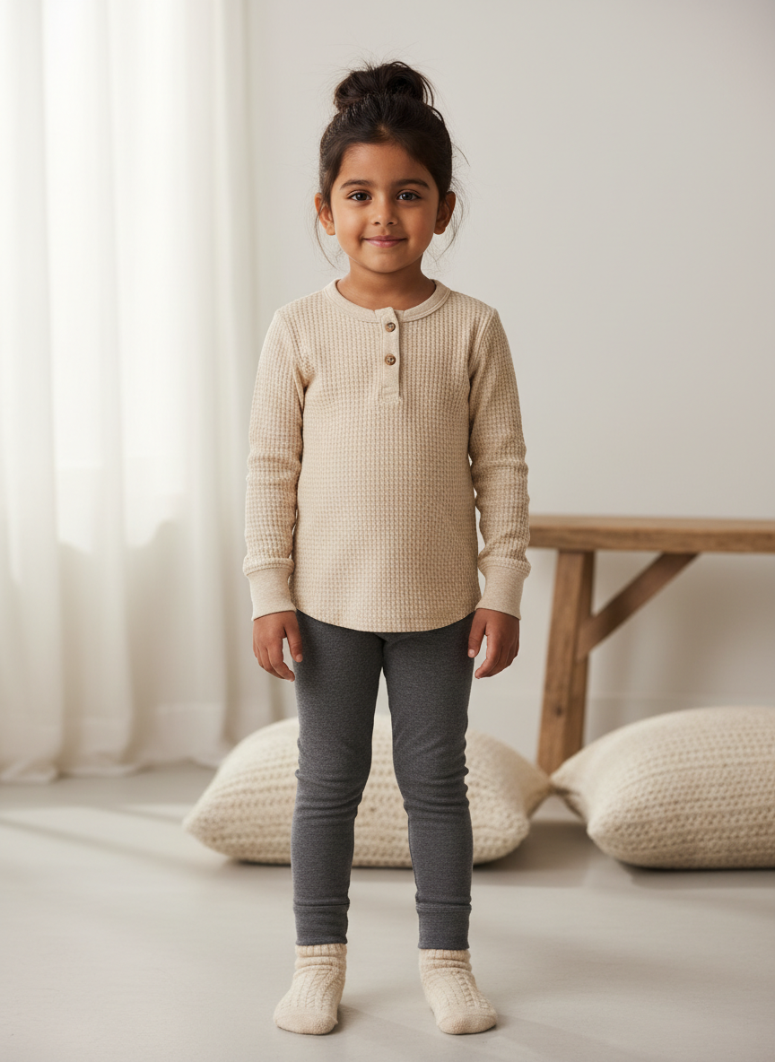 Solstice Thermal Waffle Henley
