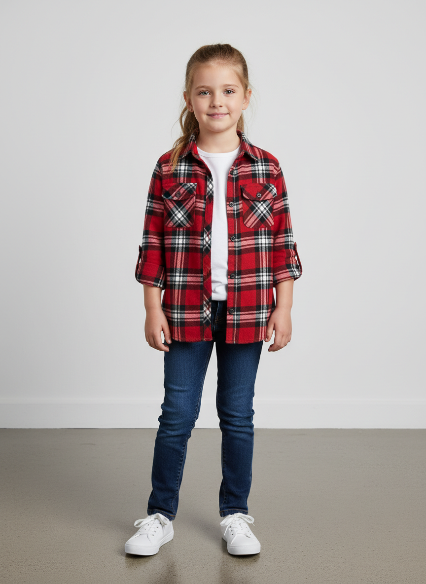 Rebel Plaid Flannel Shirt
