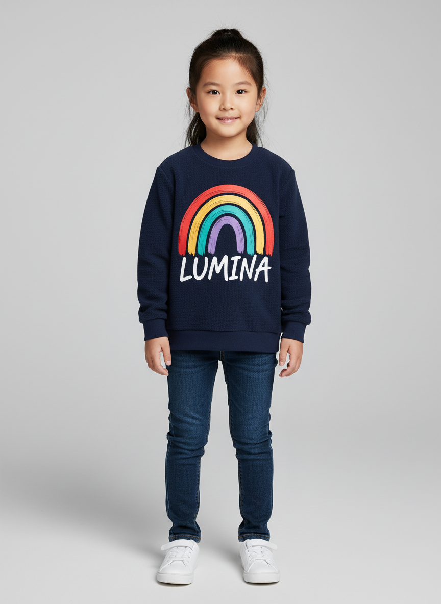 Lumina Graphic Rainbow Sweatshirt