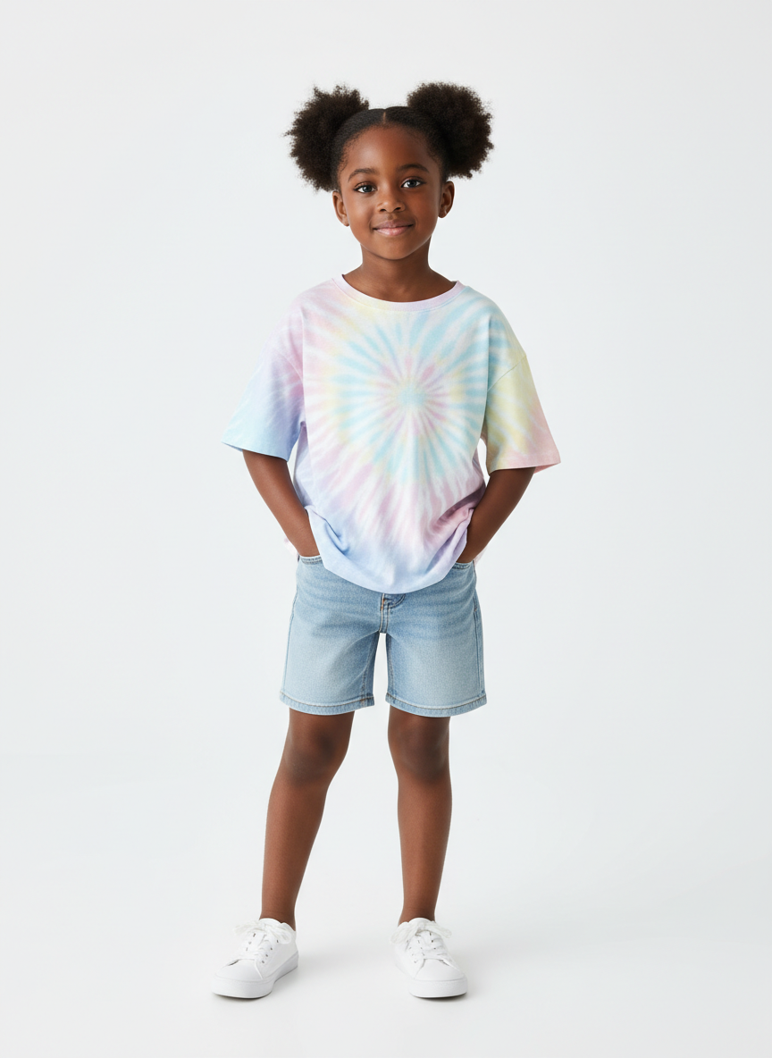 Rebel Tie-Dye Boxy Tee