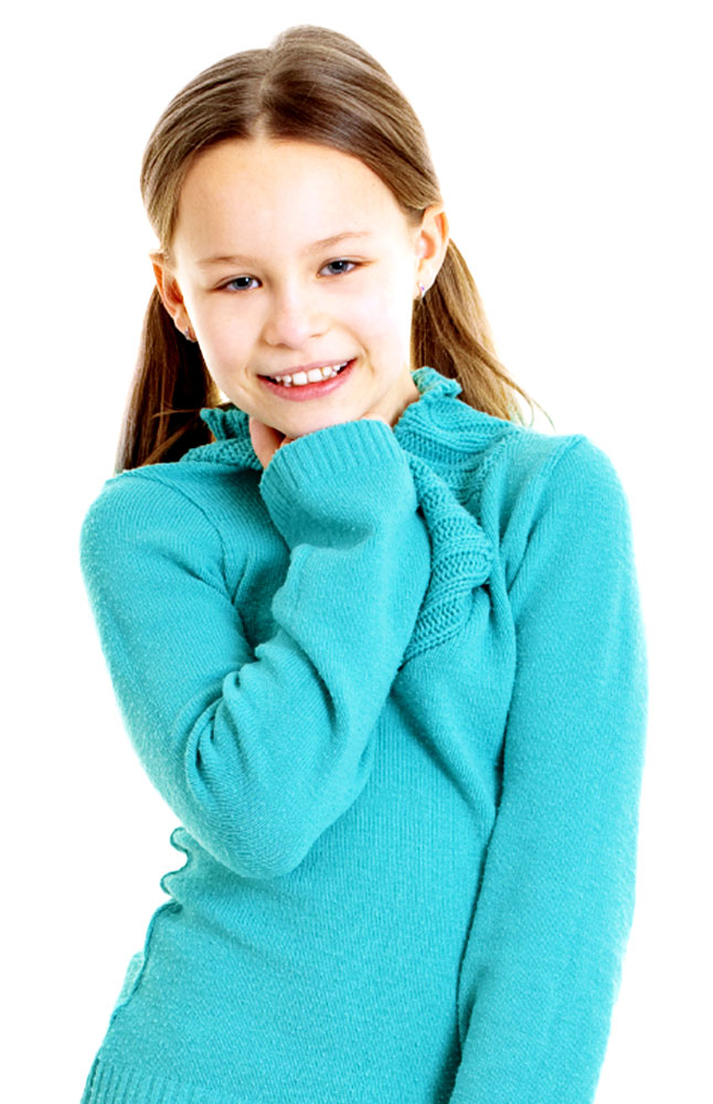 Hermitage Sweater with Ruffled Neckline