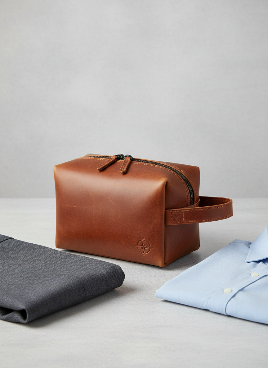 Rebel Leather Dopp Kit