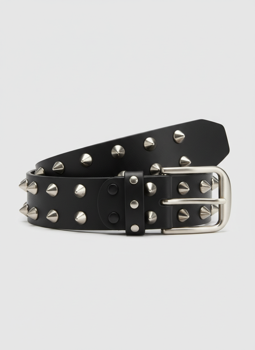Rebel Studded Leather Belt