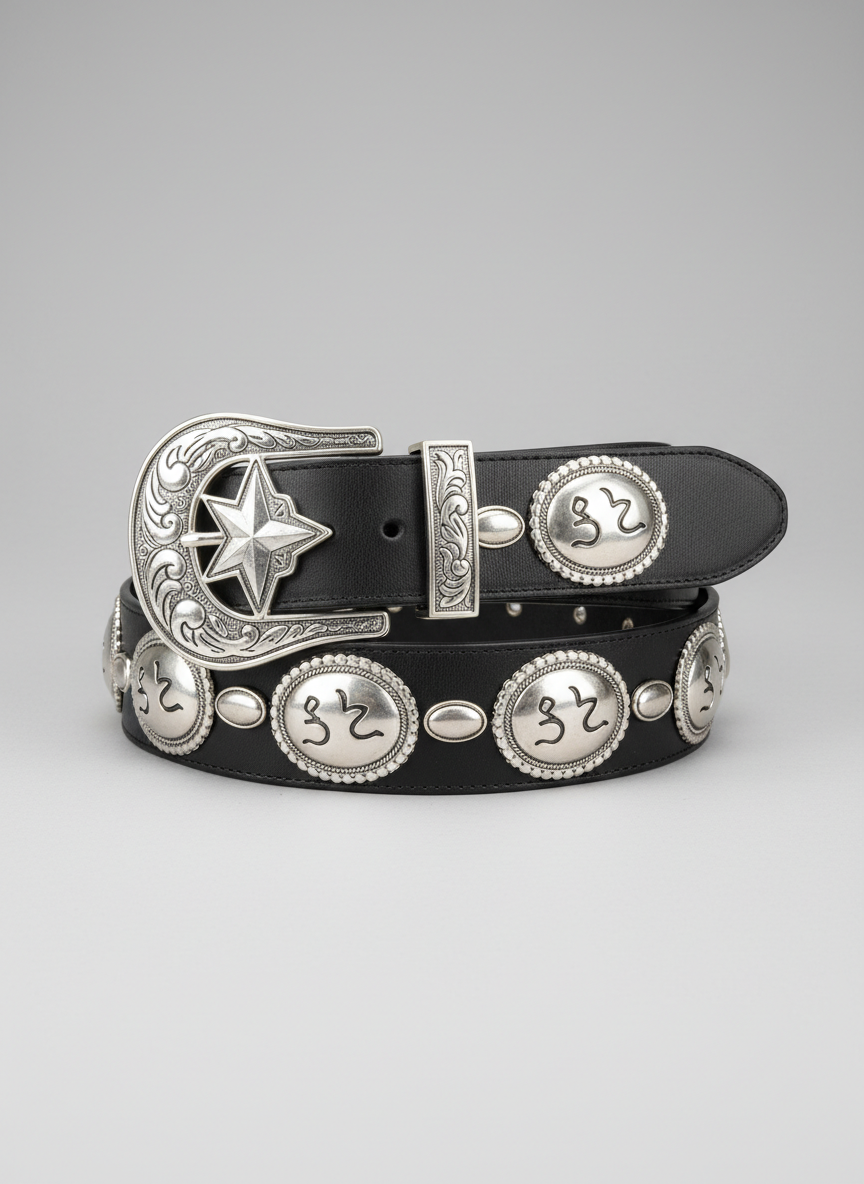 Rebel Western Concho Belt