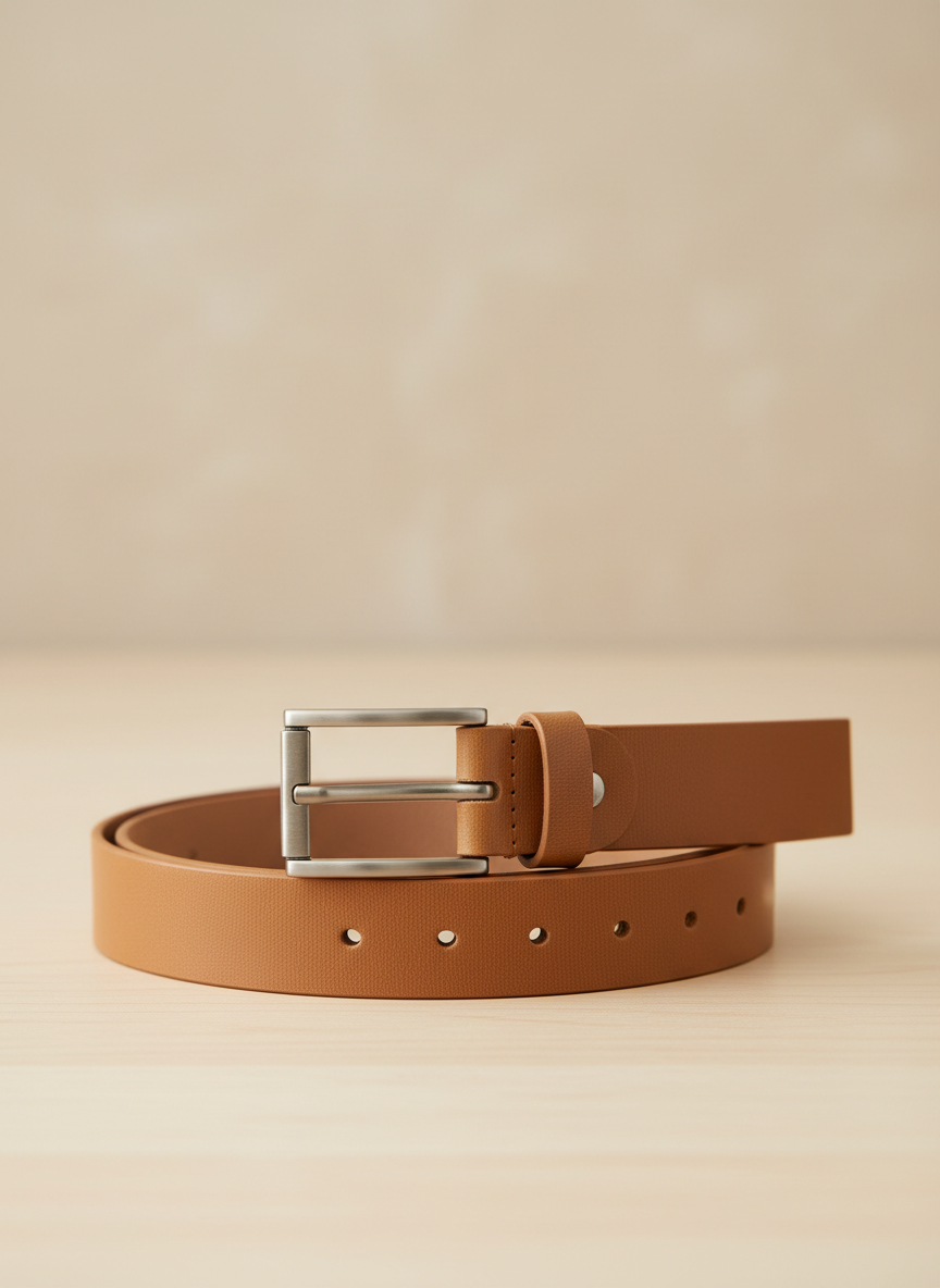 Aura Minimalist Leather Belt