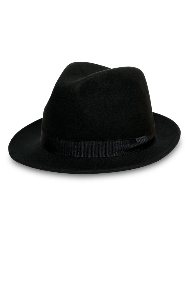 Cassetti Soho Black Fedora