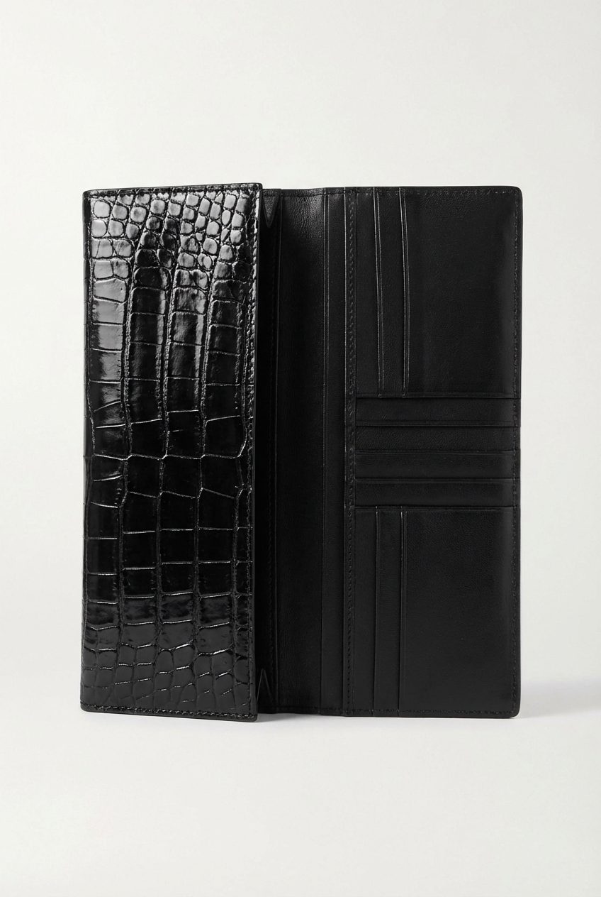 The Alligator-Grain Secretary Wallet