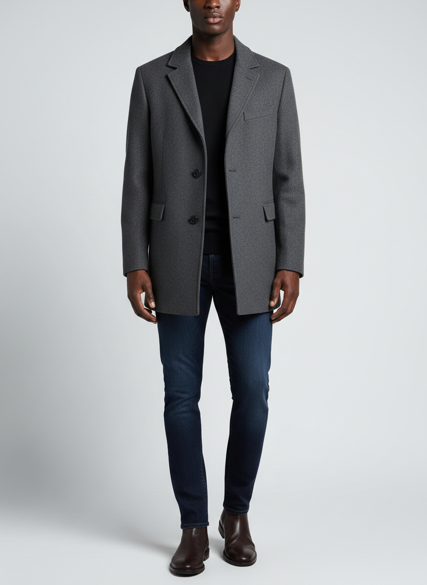 Aura Minimalist Peacoat