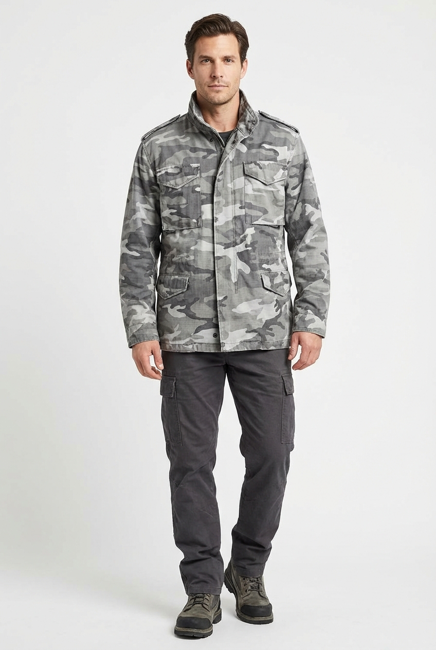 The Camo Ripstop Military Jacket