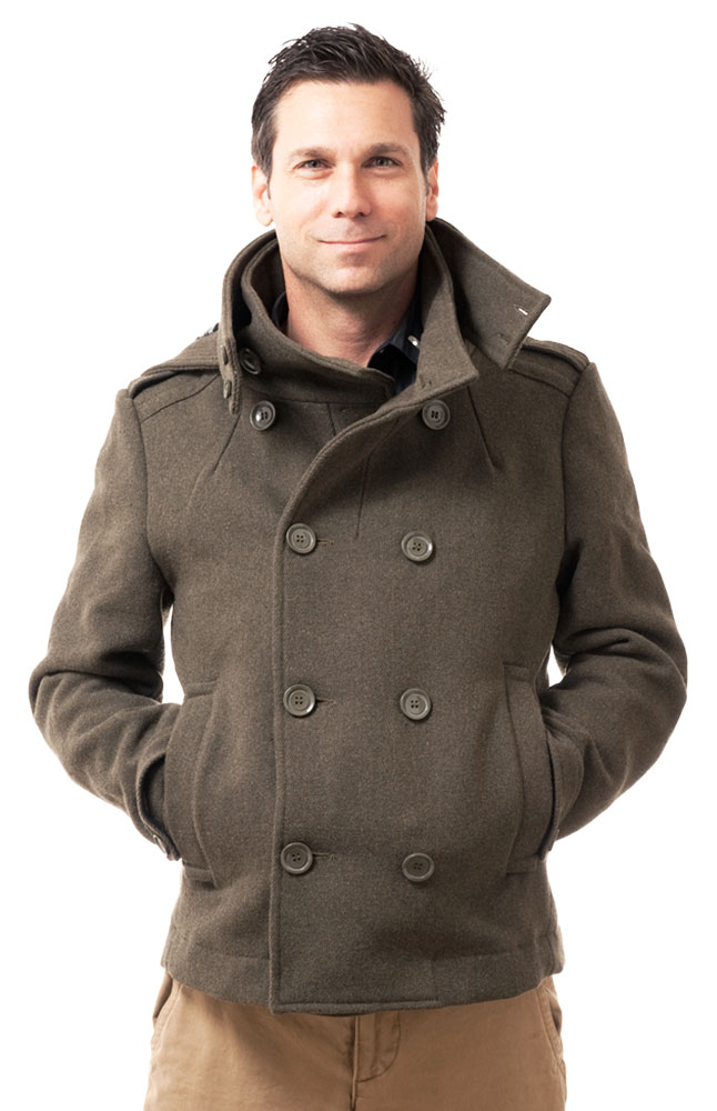 Hermitage Collection Double-Breasted Pea Coat
