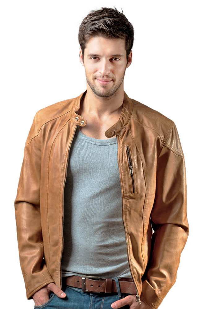 Luigi Valenti Casual Leather Jacket