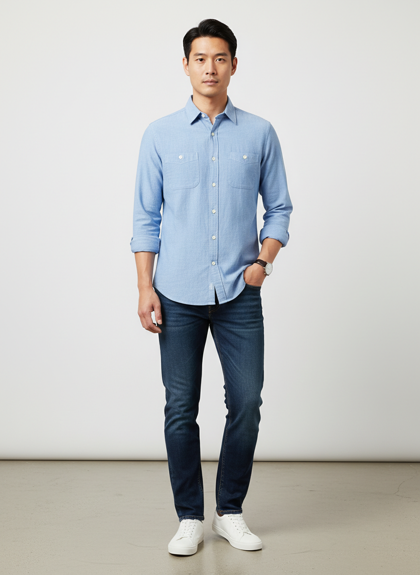 Solstice Chambray Work Shirt