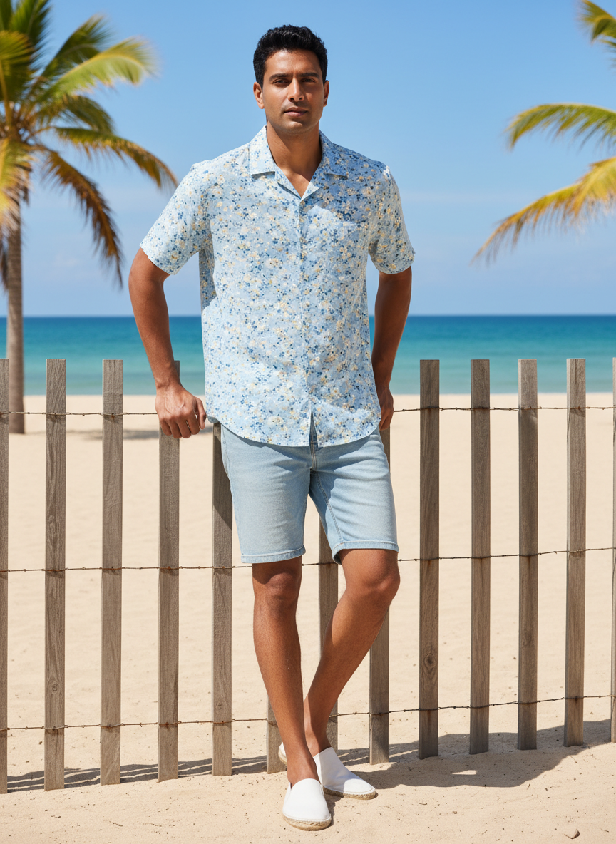 Solstice Camp Collar Resort Shirt