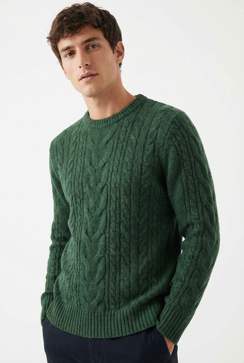 The Highland Cable Knit Sweater