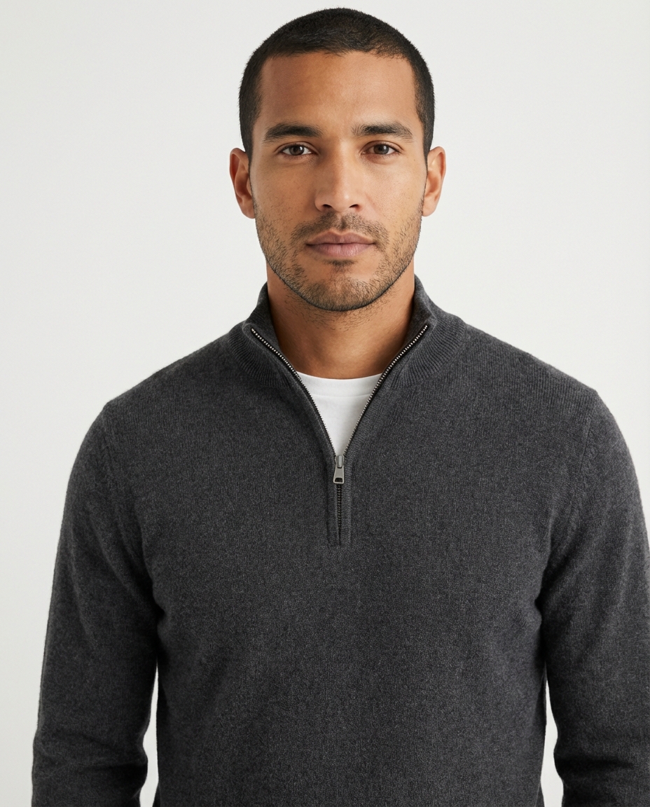 The Urban Zip Mock Sweater