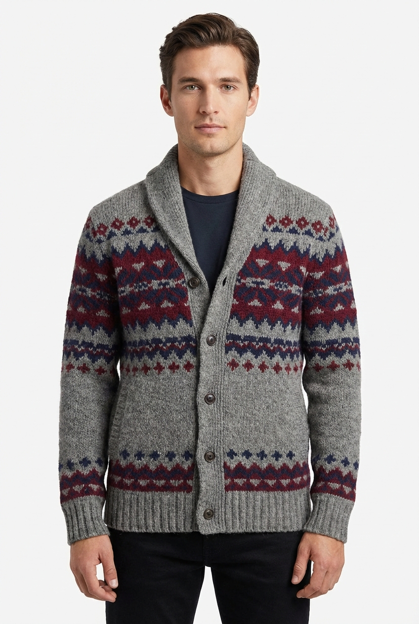 The Nordic Fair Isle Cardigan