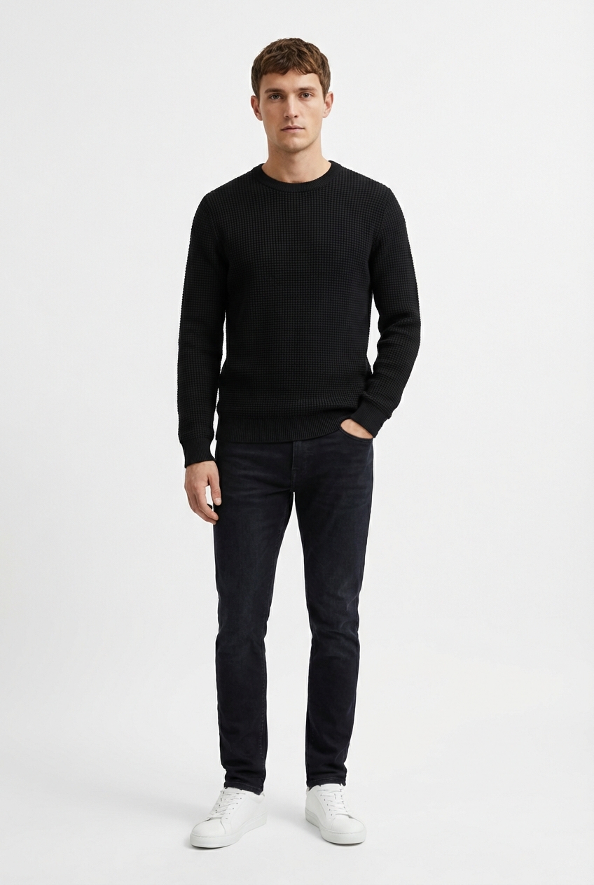 The Blackout Textured Sweater