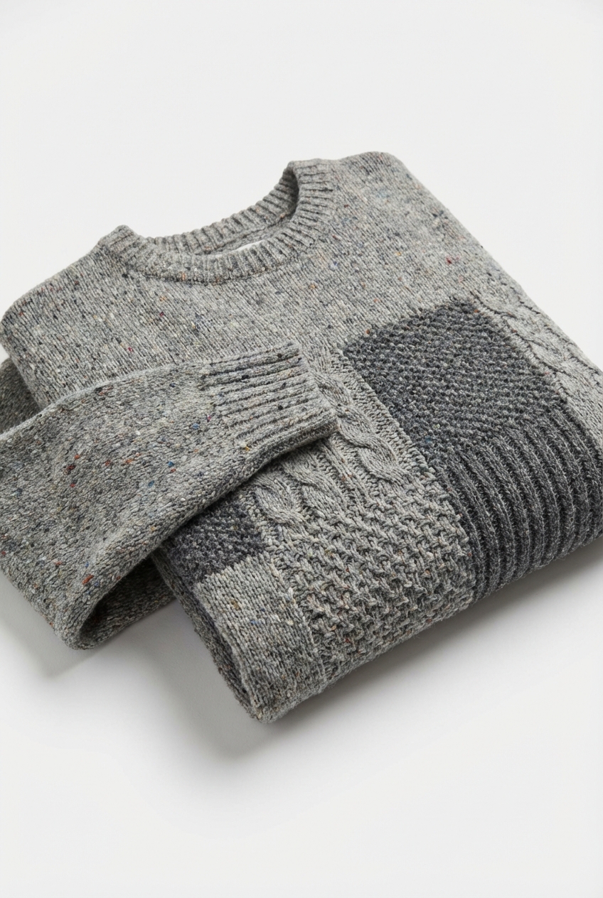 The Patchwork Donegal Sweater
