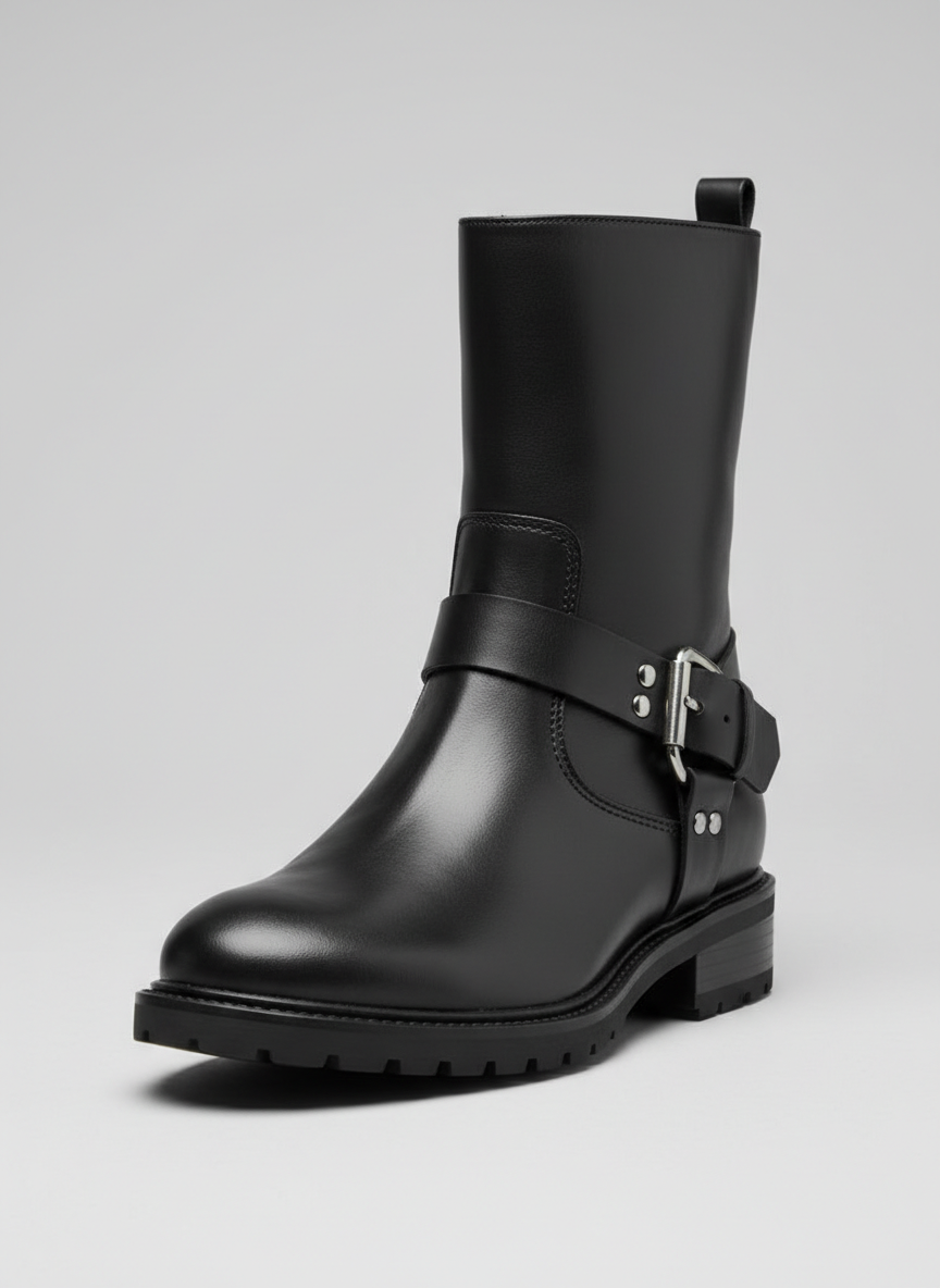 Rebel Zip-Up Harness Boot