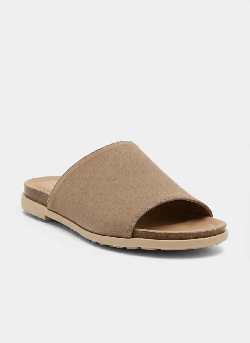 Vera Suede Footbed Mule