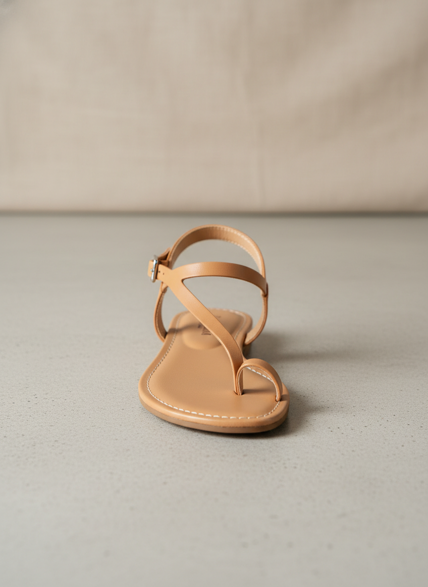 Lumina Minimalist Toe-Ring Sandal