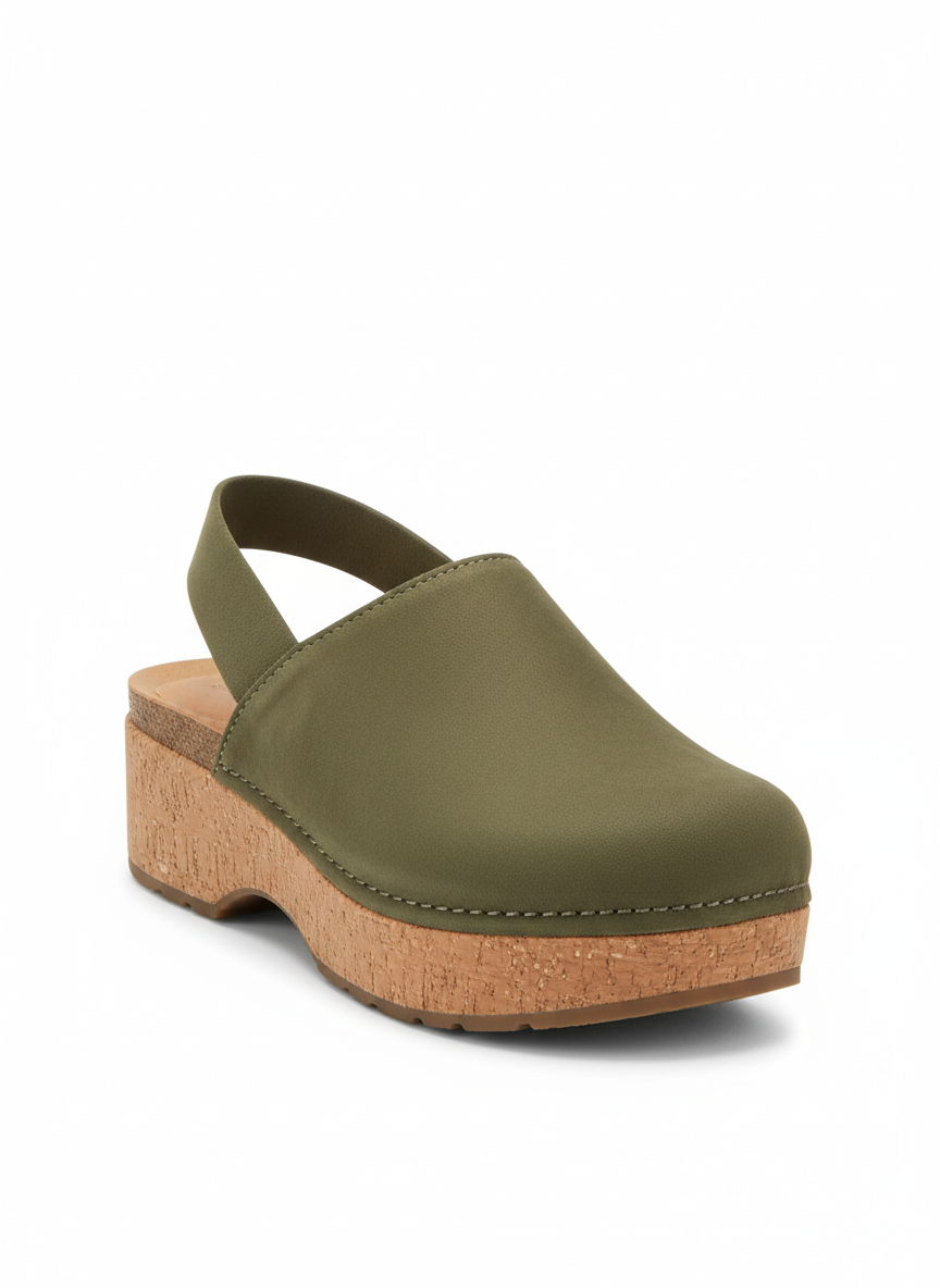 Vera Cork Sole Clog Sandal
