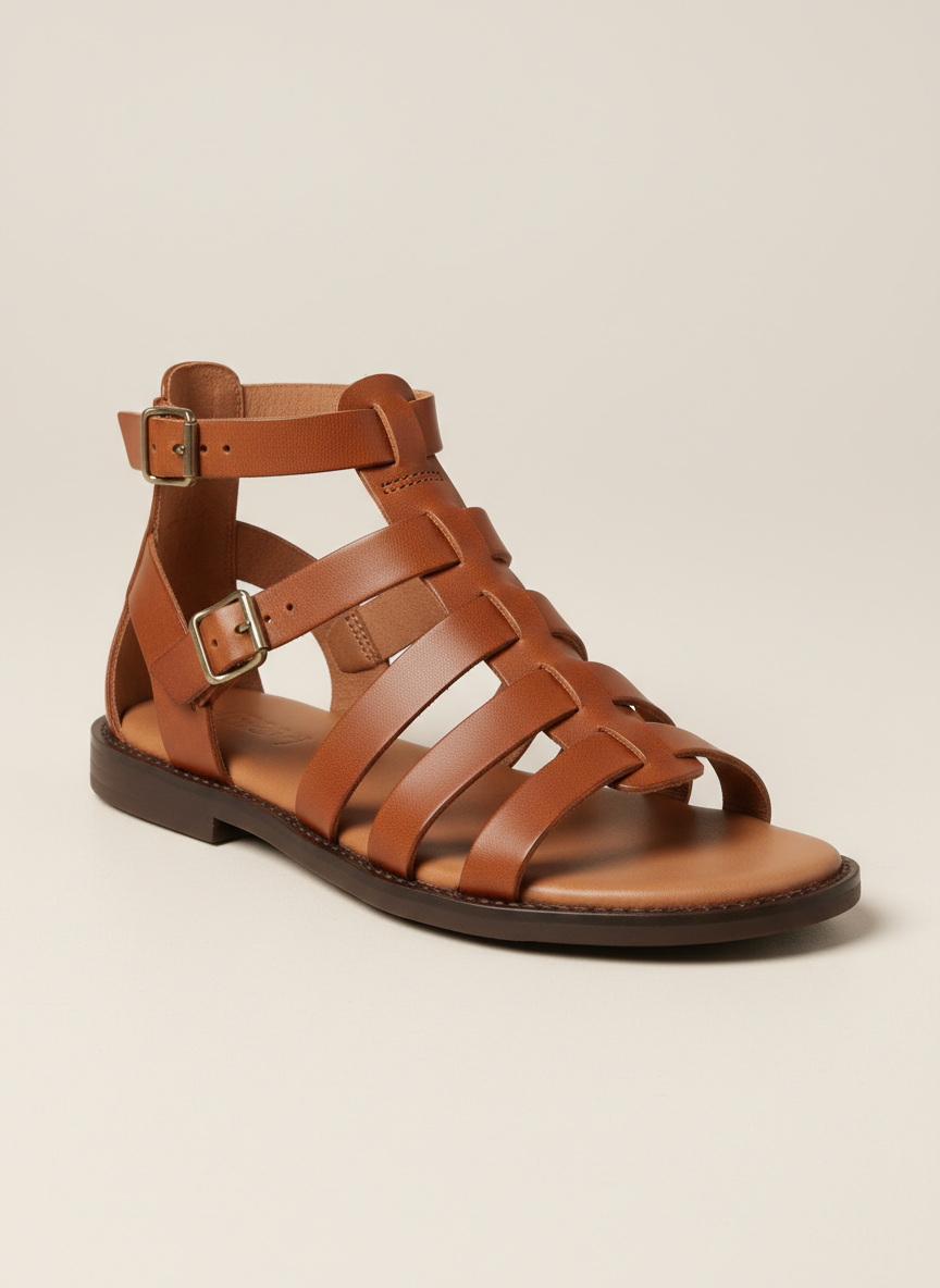 Aura Leather Gladiator Sandal