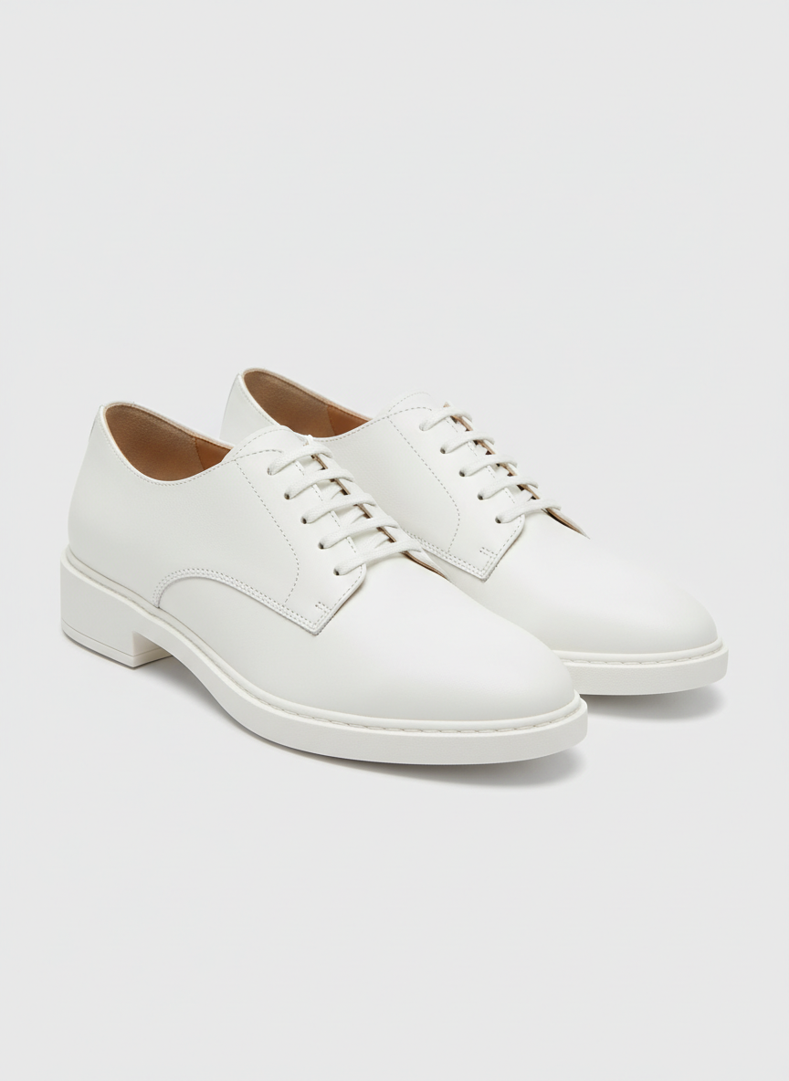 Vera Leather Court Shoe
