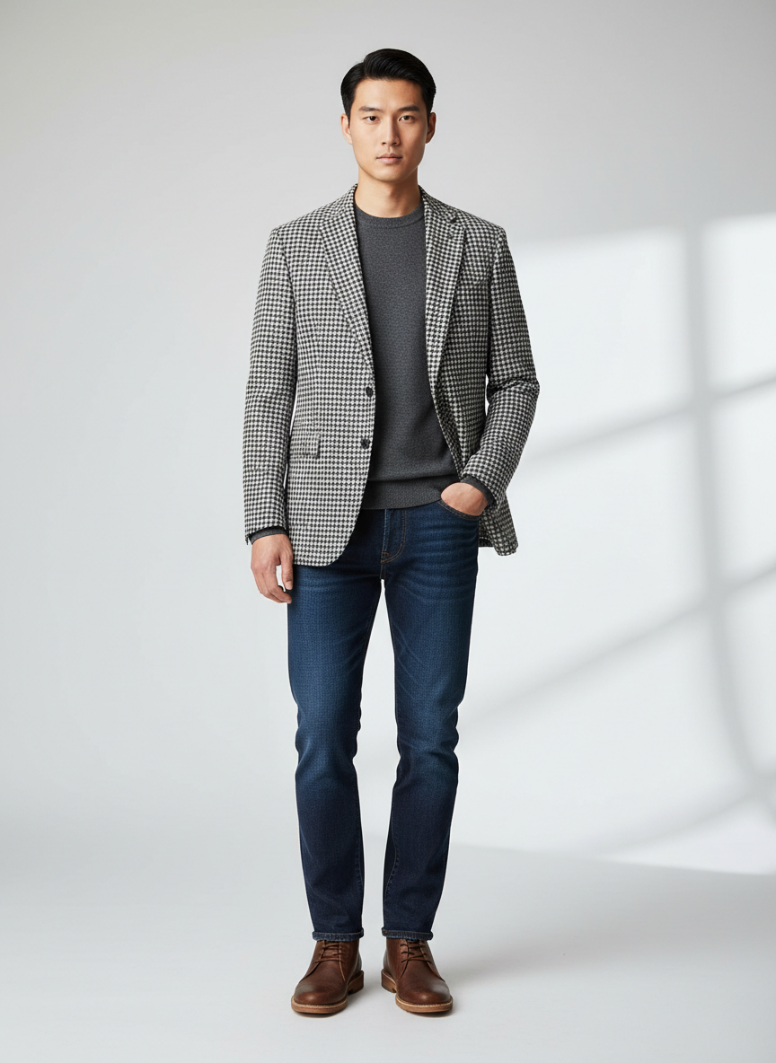 Vera Houndstooth Sport Coat