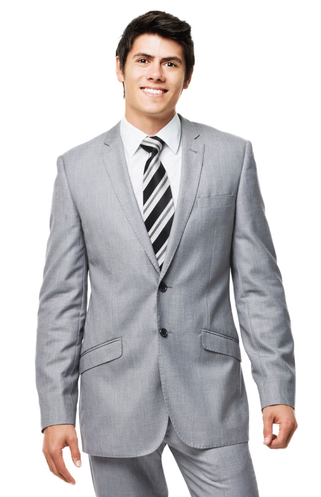 Albini Executive Cut Gray Suit