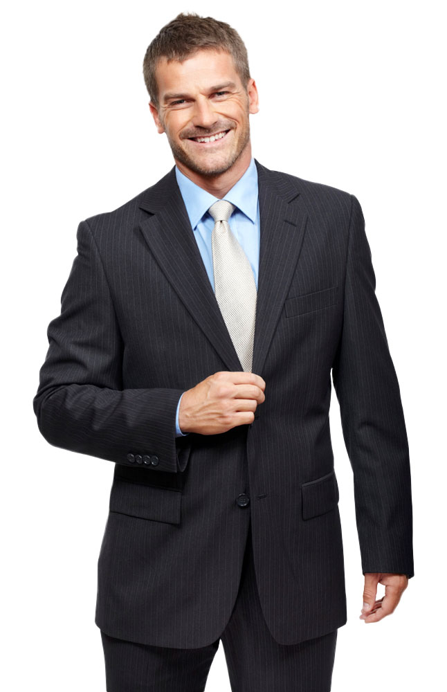 Hermitage Dark Gray Relaxed Fit Traditional Two Button Suit