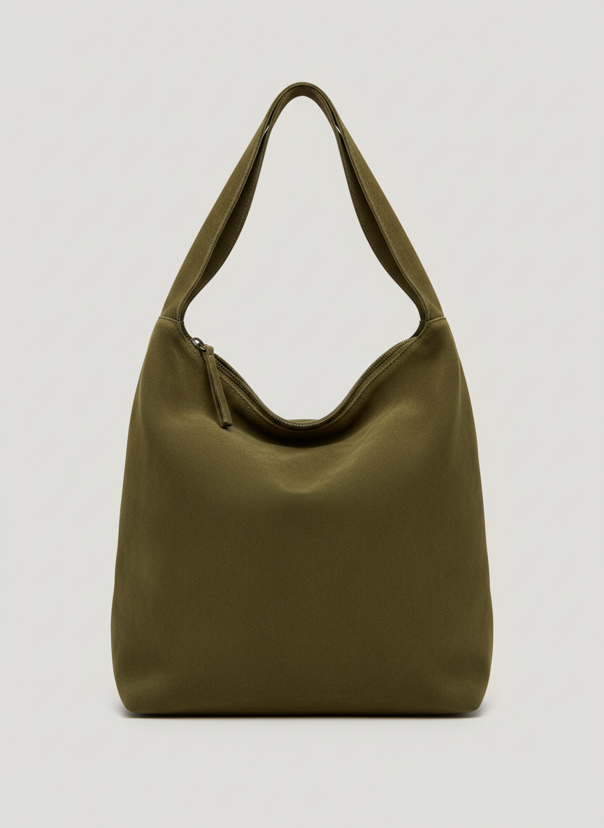 Aura Suede Hobo Bag