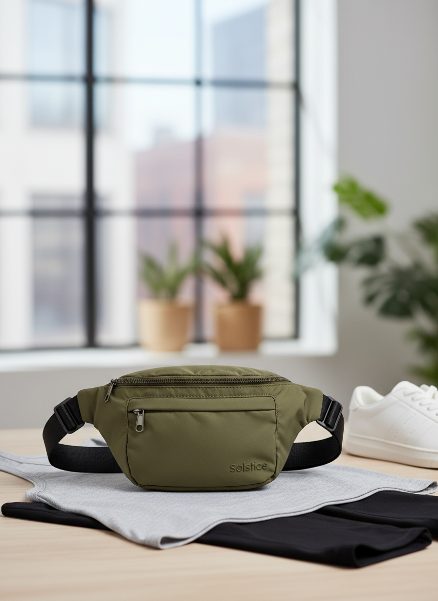 Solstice Nylon Belt Bag